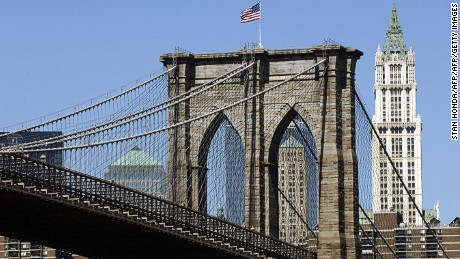 New York&#39;s Brooklyn Bridge, which opened in 1883, is considered structurally deficient, according to the American Road and Transportation Builders Association.