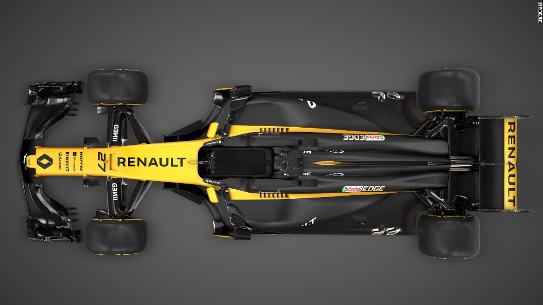 The RS17 is the first to be completely designed by the French team since it returned as a works squad, having taken over Lotus last year. &quot;It&#39;s a beautiful car,&quot; Renault Sport Racing president Jerome Stoll said. &quot;We want to take a definite, tangible step forward in performance and results. Fifth position in the constructors&#39; championship is our goal.&quot;