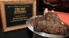 Trump Steaks at The Sharper Image in New York City, New York, May 2007.  