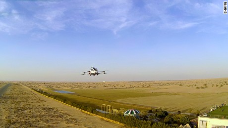 The Dubai Road and Transport Authority have begun test flights 