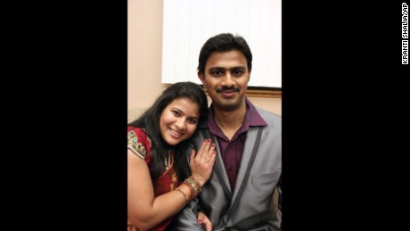 Srinivas Kuchibhotla, with his wife Sunayana Dumala, died in a triple shooting at a Kansas tavern.