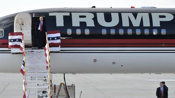 Trump plane landing bozeman