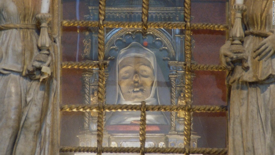Saint Catherine of Siena was known for her miraculous visions and her work helping the sick and poor. Today visitors to the city can see a slightly macabre memorial to her. More than 600 years after her death, Saint Catherine&#39;s head remains on display at the Basilica of San Domenico.