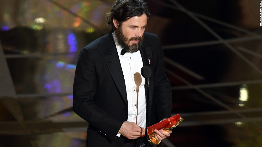 Casey Affleck won best actor for his role in &quot;Manchester by the Sea.&quot;