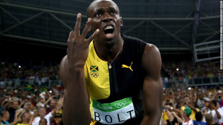 usain bolt no shirt