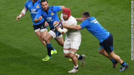 James Haskell was one of the England players frustrated by Italy&#39;s tactics