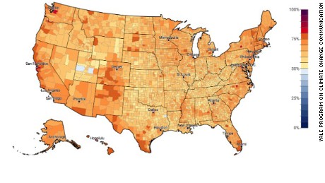 Most Americans -- in nearly every county across the United States-- understand the world is warming, according to Yale University research released in February 2017.