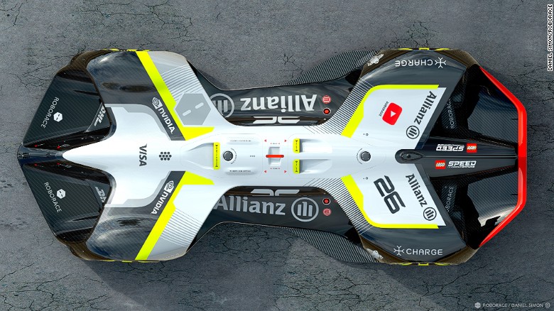 Automotive innovator Roborace has unveiled a design for the world&#39;s first self-driving, electric-powered &#39;Robocar.&#39; 