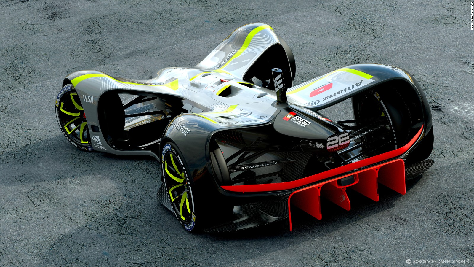 Roborace reveals design for ground-breaking AI race car - CNN