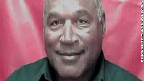 LOVELOCK, NV - UNSPECIFIED DATE:  (EDITORS NOTE: Best quality available) In this handout photo provided by the Nevada Department of Corrections, former football player O.J. Simpson, 68, is seen in an updated Nevada Department of Corrections booking photo released June 6, 2016 in Lovelock, Nevada.  Simpson is serving a nine to 33 year prison term for a 2007 armed robbery and kidnapping conviction and is eligible for parole in 2017.  (Photo by Nevada Department of Corrections via Getty Images)