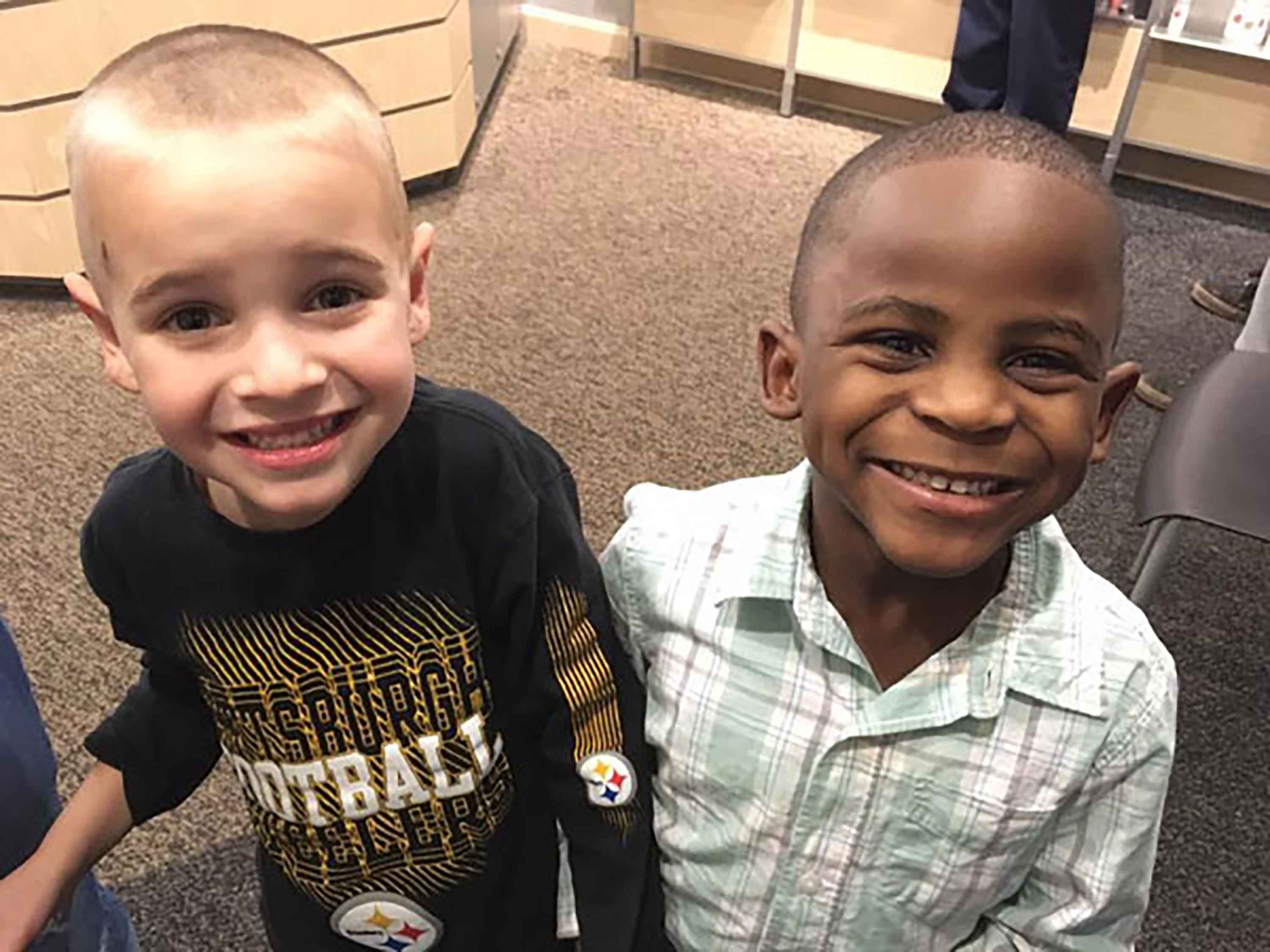 Black and white friends try to trick teacher with matching haircuts | CNN
