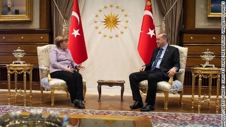 Merkel condemns Nazi insult from Turkey&#39;s President Erdogan