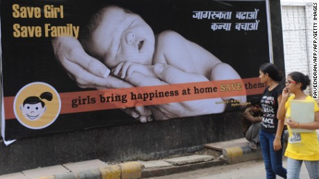 Gender discrimination kills 239,000 girls in India each year, study finds