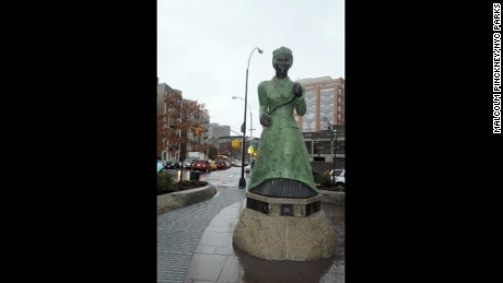 The Harriet Tubman Memorial Sculpture in Harlem, NYC