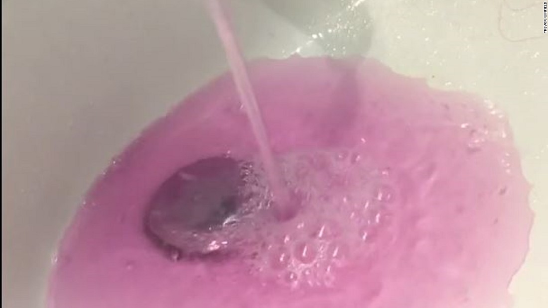 Canadian town's residents surprised by pink water - CNN