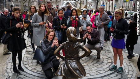 It&#39;s not a monument, but the &quot;Fearless Girl&quot; sculpture was a sensation when it debuted near New York&#39;s Wall Street in 2017.