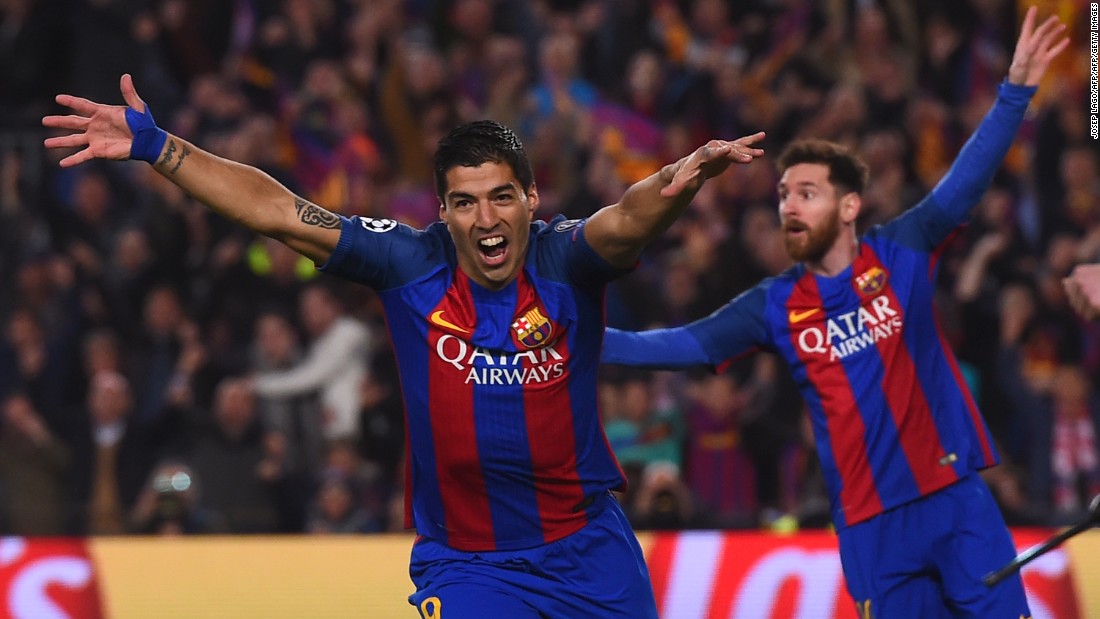 With just two minutes of regulation time remaining, Barcelona had a 3-1 lead on the night but required a further three goals to go through after Edinson Cavani&#39;s 62nd-minute strike. 