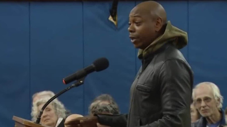 Dave Chappelle Crashes Town Hall Cnn Video