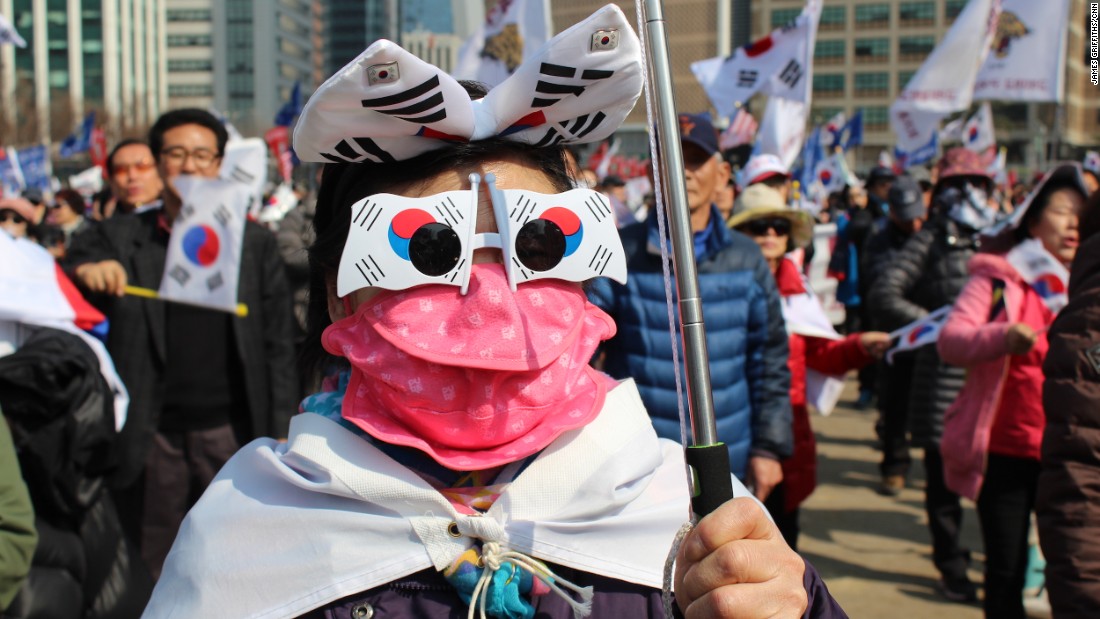 Thousands of South Koreans took to the streets of Seoul Saturday after President Park Geun-hye was officially impeached. While polls suggest most of the country -- as many as 80% -- supports the move, a small minority of demonstrators said they wanted to &quot;impeach the impeachment.&quot;