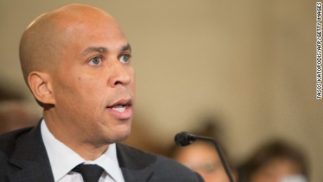 There are Confederate statues on Capitol Hill. Cory Booker has a bill that removes them.