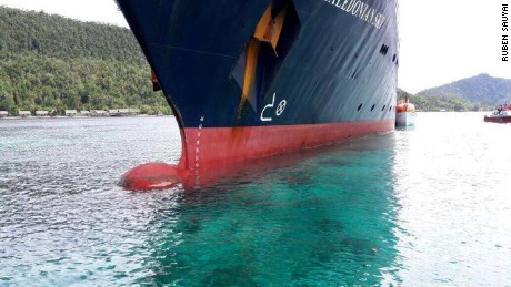 Cruise Ship Plows Into Pristine Coral Reef - 