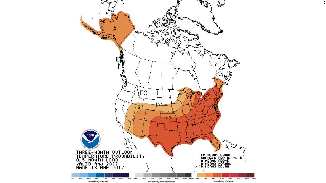 NOAA says expect a warmer spring CNN