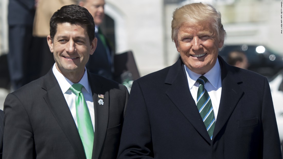 Donald trump and ryan white