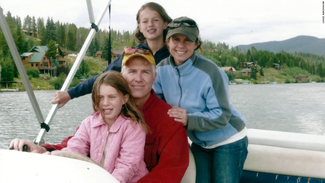 Neil and Marie Louise pose with their children, Emma and Belinda. 