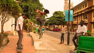 'Congestion, no skate parks, few pavements': Skating in an African megacity