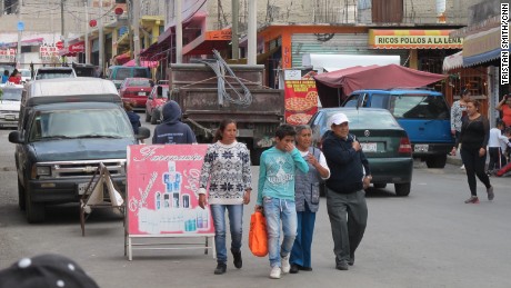 The La Paz neighborhood where  Matadamas&#39; family lives.                                