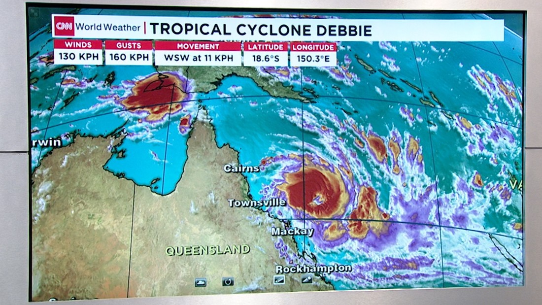 Cyclone Debbie moves toward Australian coast CNN Video