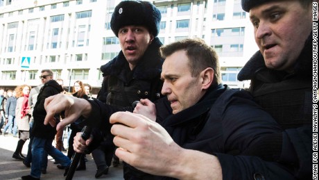 Russian opposition leader jailed