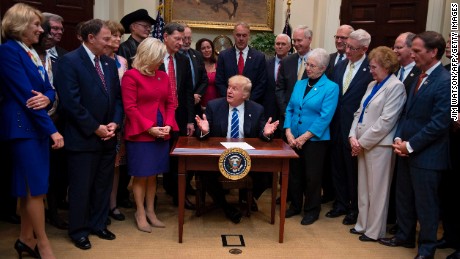 Trump Jokes About Glamorous Tiny Desk Cnnpolitics