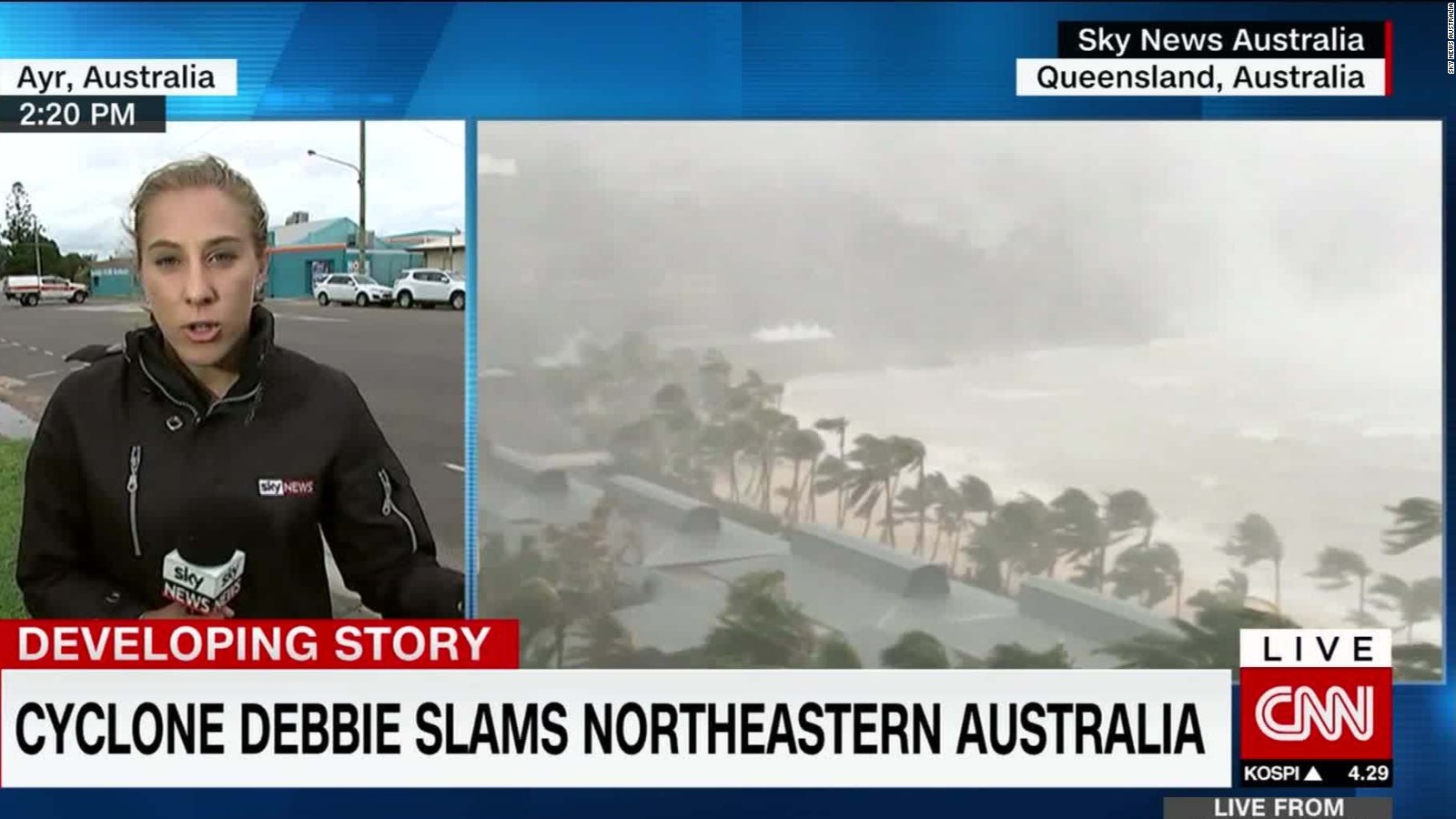 Cyclone Debbie makes landfall in Australia CNN Video