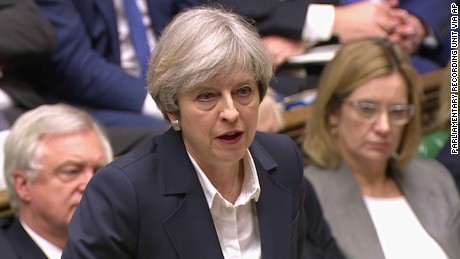 Theresa May: The UK is leaving the EU