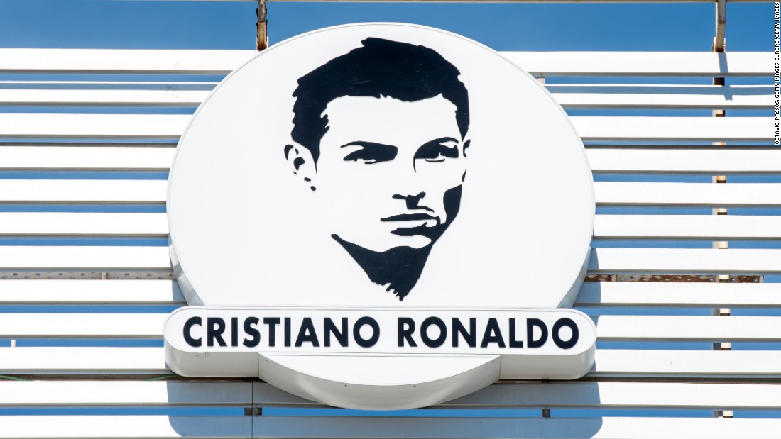 The airport&#39;s logo now bears the Portugal star&#39;s face.
