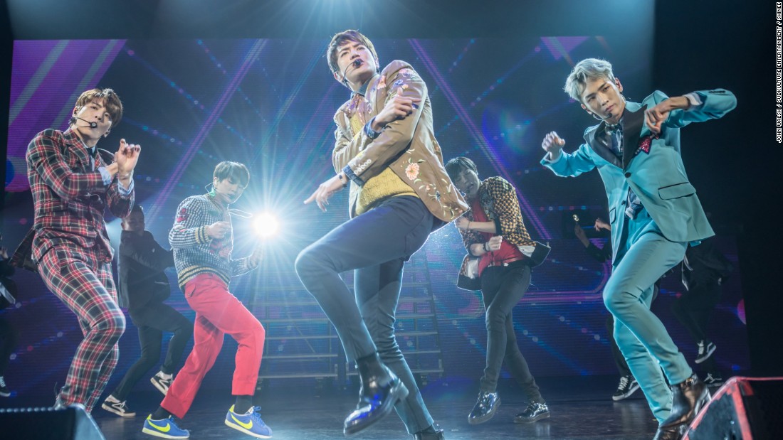 SHINee performed at the Verizon Theatre at Grand Prairie in Dallas on March 24.