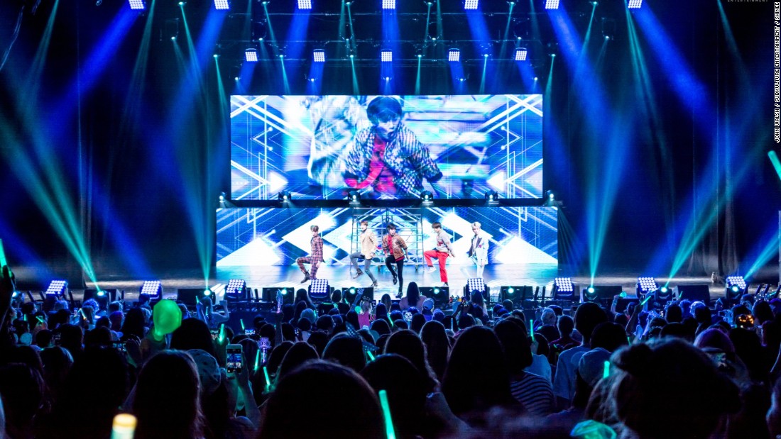 K-pop band SHINee in Dallas