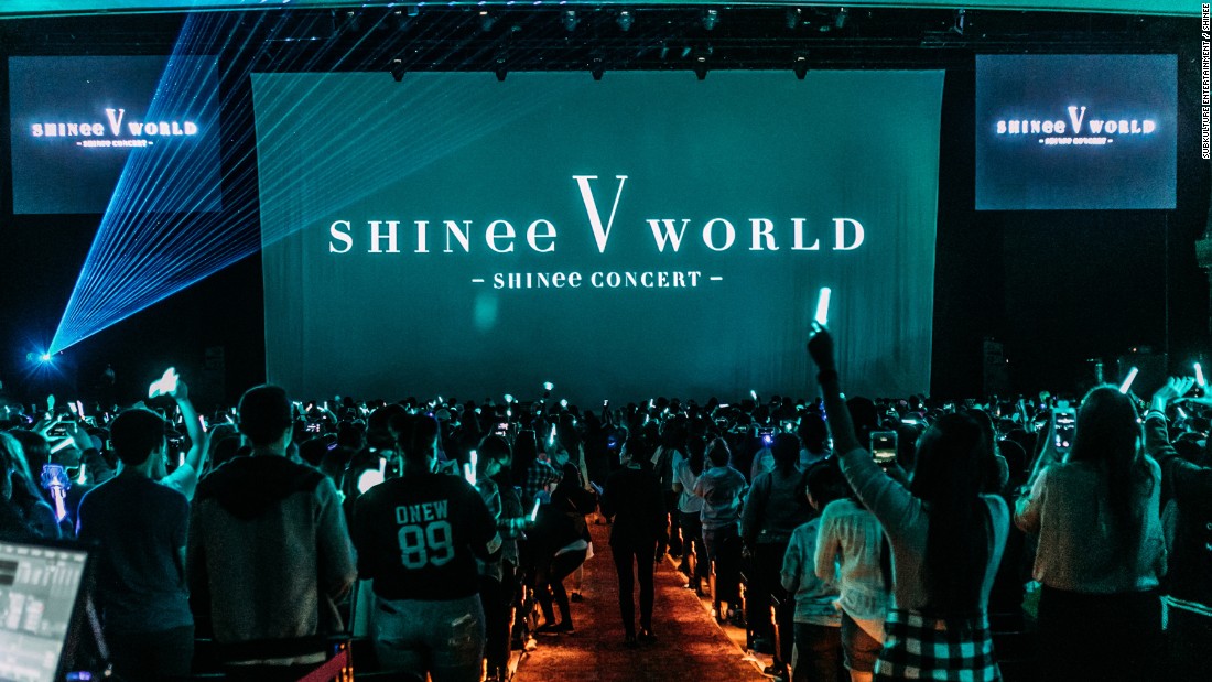SHINee concert at the Shrine Auditorium in Los Angeles on March 26