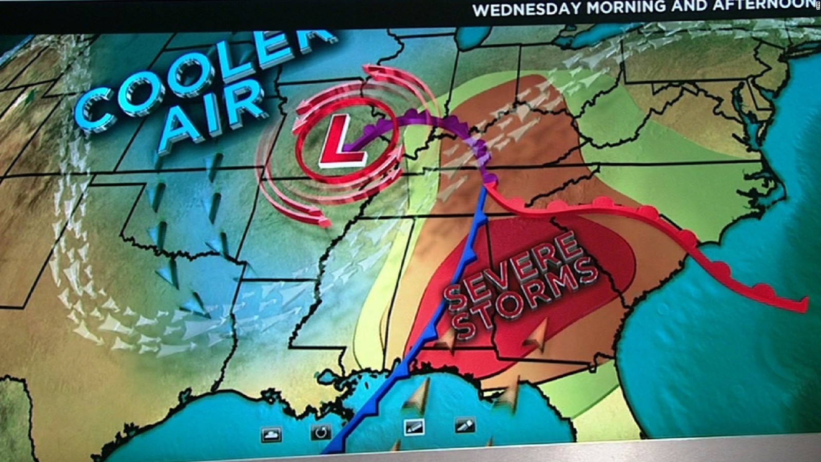 severe-weather-threatens-southeastern-us-cnn-video