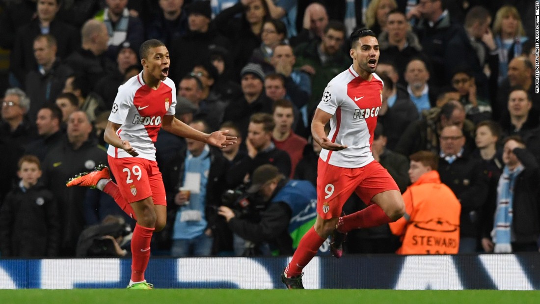 It&#39;s a familiar sight for AS Monaco fans this season -- their club&#39;s star players celebrating goals. 