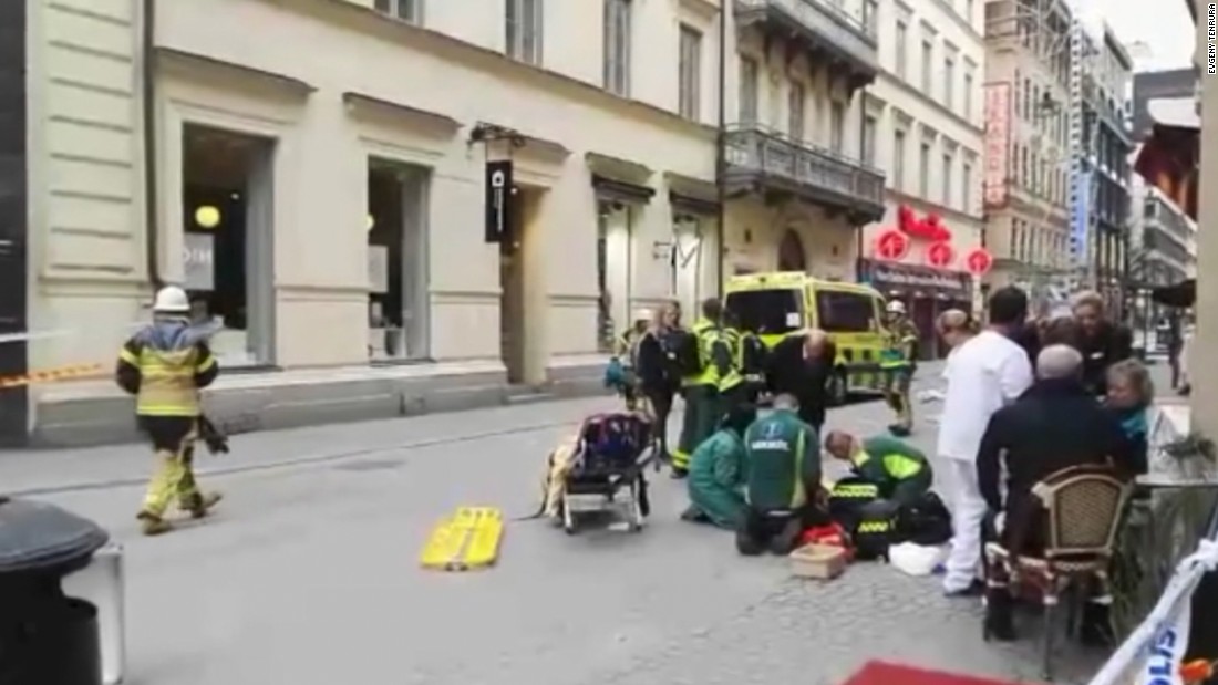Video Shows Scene After Sweden Attack Cnn Video