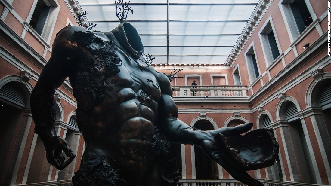 Damien Hirst&#39;s latest exhibition, &quot;Treasures from the Wreck of the Unbelievable,&quot; opens in Venice this week. 
