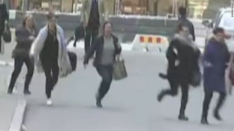 People seen running in streets of Stockholm