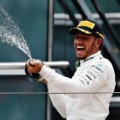 Lewis Hamilton Chinese Grand Prix champagne