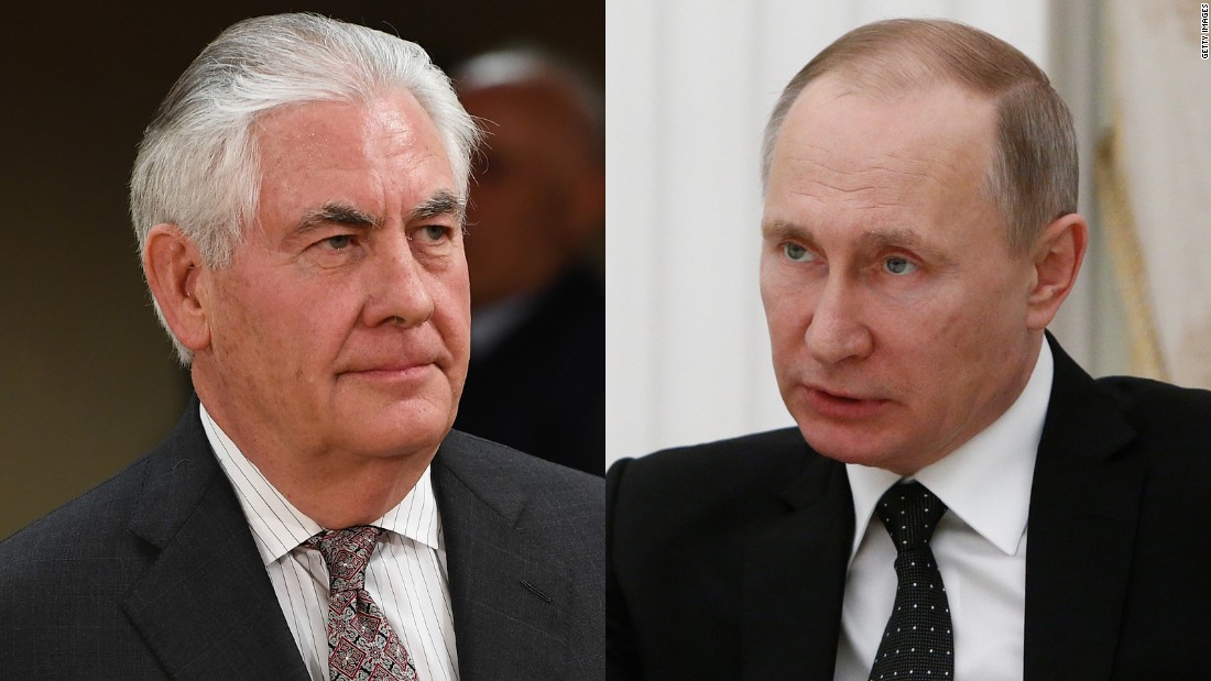 Putin Meets With Tillerson As Syria Rift Deepens Cnnpolitics