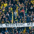 Dortmund fans banner