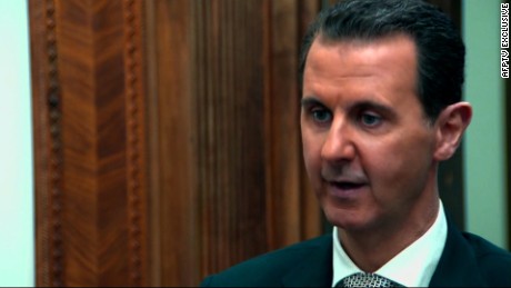 Assad denies chemical attack in interview