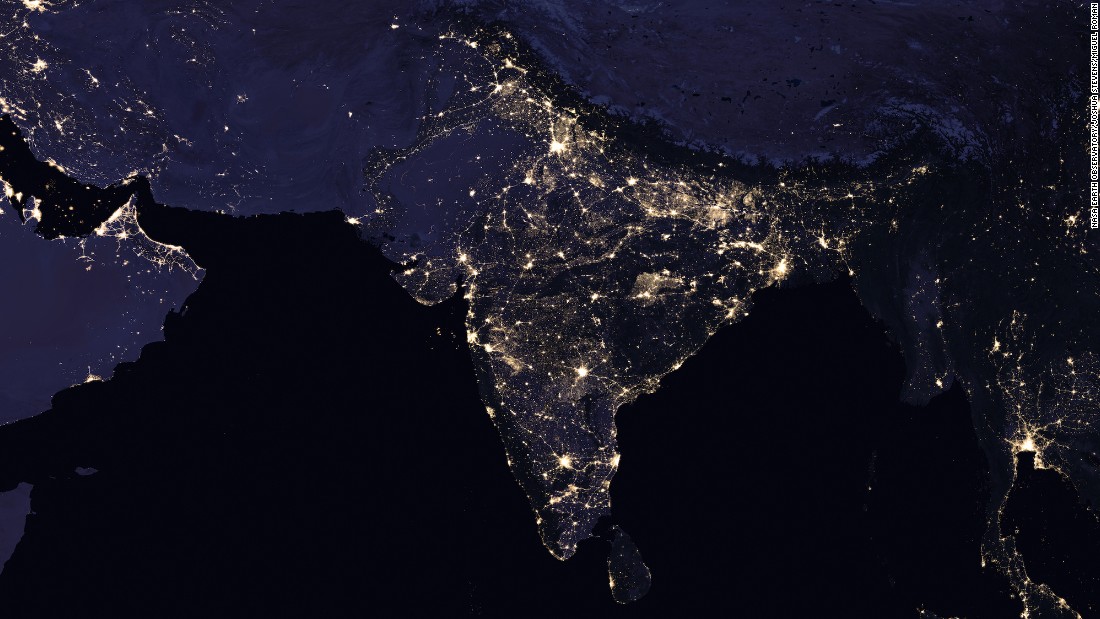 Nasa S Night Time Satellite Images Show Huge Growth Of Indian