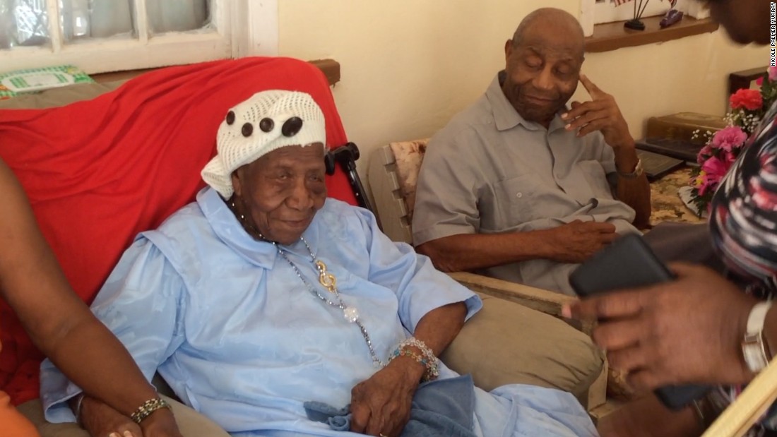 Violet Mosse-Brown, 117, is the current oldest person in the world. She grew up in Jamaica, born &lt;a href=&quot;http://www.cnn.com/2017/04/17/health/worlds-oldest-woman-trnd/&quot;&gt;67 years before&lt;/a&gt; the country was founded, and said she earned that title by avoiding rum and through her &quot;faith in serving God.&quot; The music teacher and church organist still keeps her mind active, keeping the records for the local cemetery. 